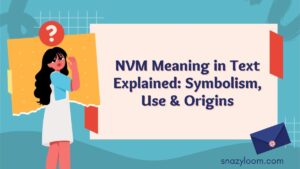 NVM meaning in text