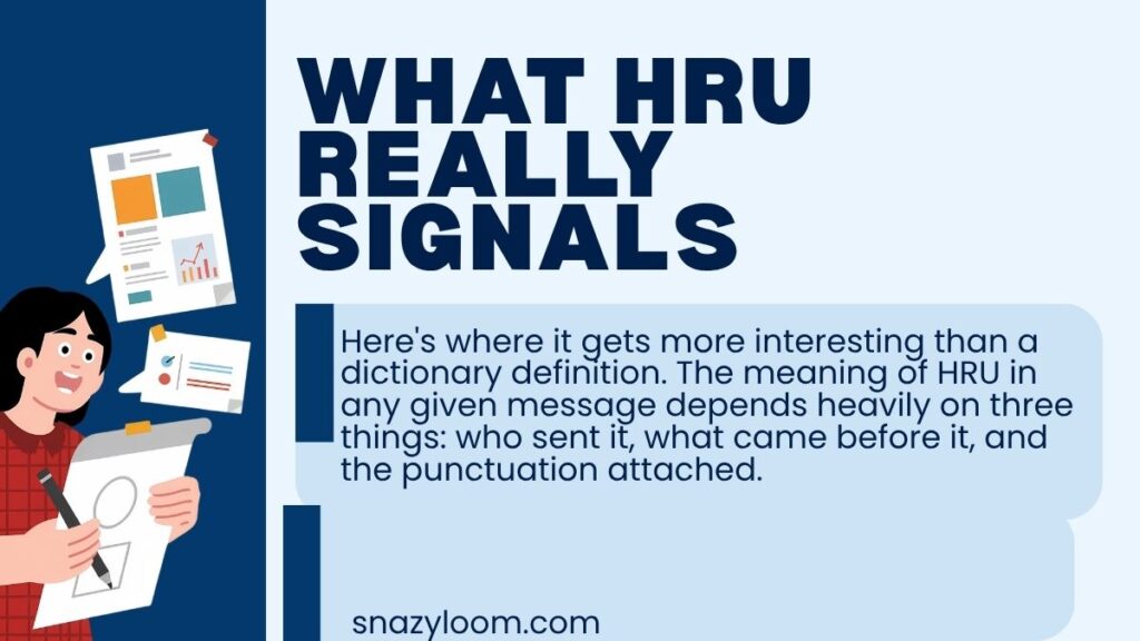 HRU meaning in text